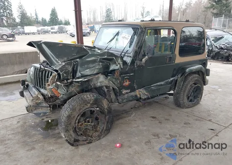 1998 Jeep Wrangler Sahara z USA, uszkodzony, nr VIN 1J4FY49SXWP799892